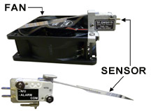 DMS-100 48 Volt Replacement Fans & Sensors