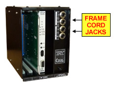 Portable "R" - HDSL Test Unit w/ Frame Cord Jacks
